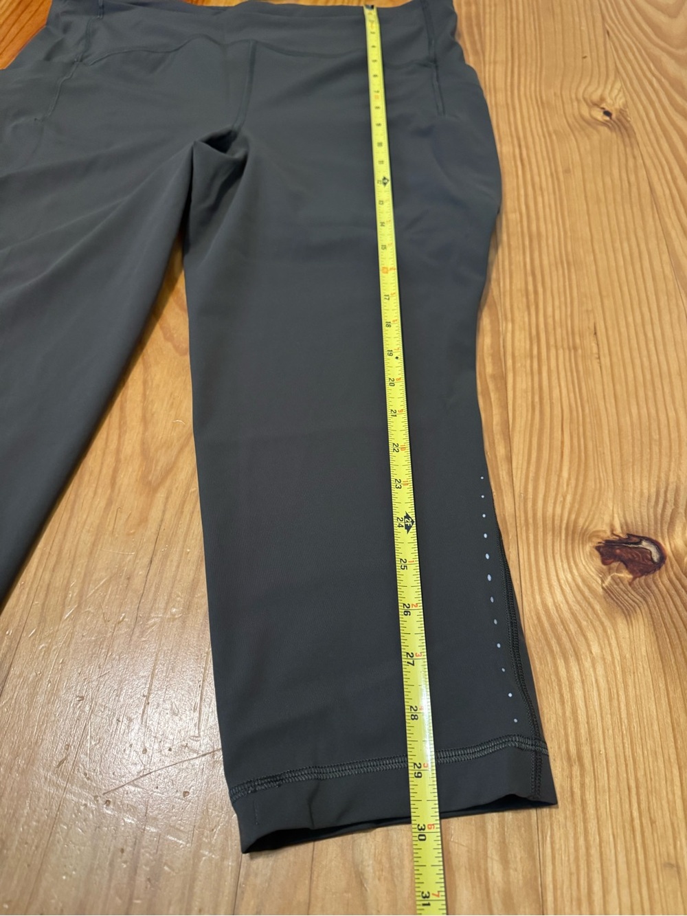 Lululemon Swift Speed High-Rise Crop 21" Moss Green Women’s Size 14 - Picture 6 of 14